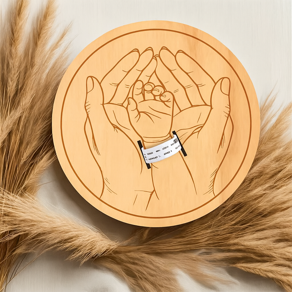 Newborn Engraved Keepsake Holder Photography Accessories